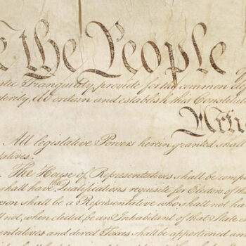a portion of the United States constitution